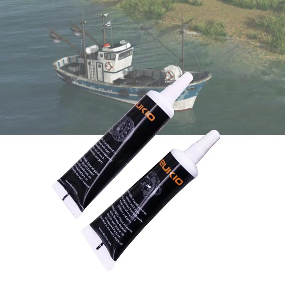 Reel Grease Lubricant 1 Set Universal Lubricating Bearing Maintenance Rust Fishing Reel Oil Grease For Fishing