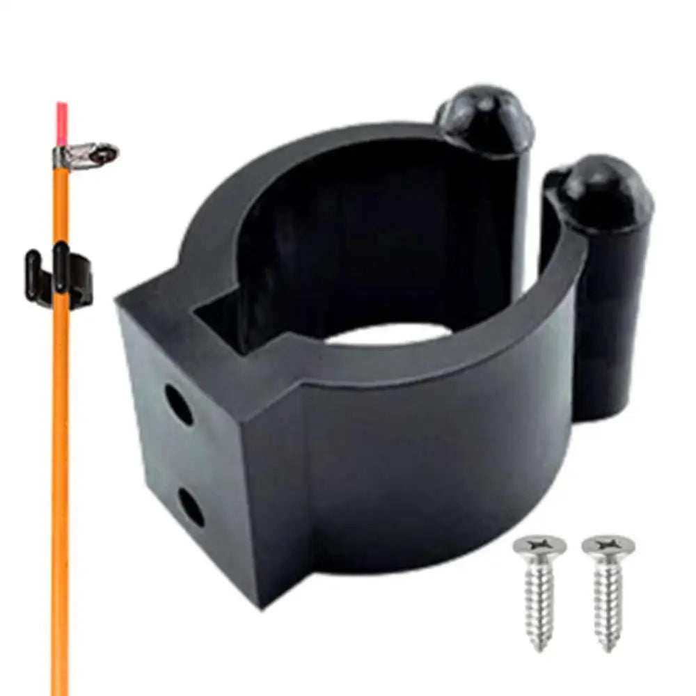 1Pc Nylon Portable Fishing Rod Clips Fishing Club Positioning Clamps Holder Wall Mounted Organizer Billiards Pole Rack 17mm/24mm