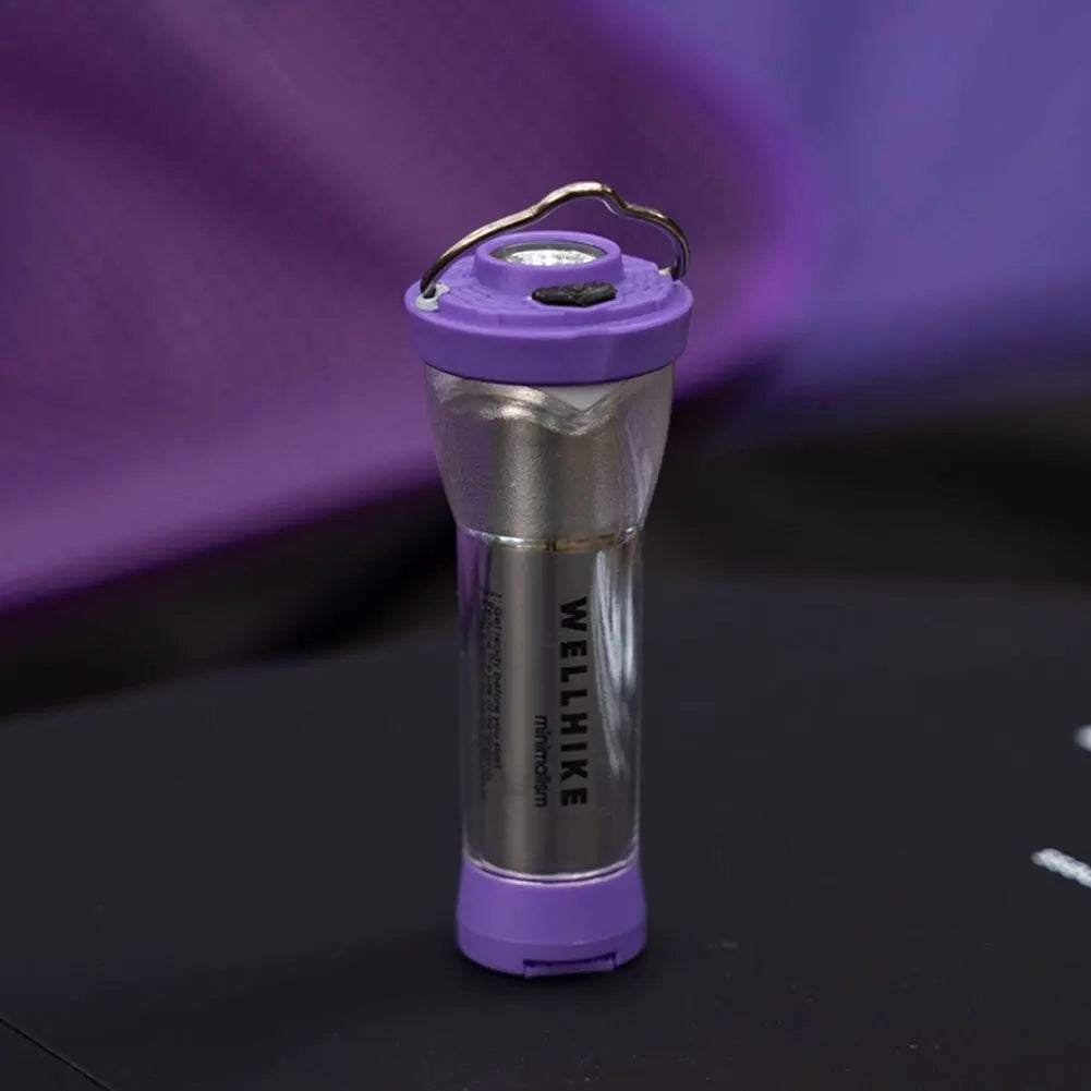 WELLHIKE LED Portable Tent Lamp with Magnetic Base Handheld Emergency Light USB Charging Flashlight for Outdoor Camp Hike Gadget
