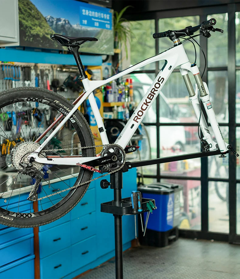 ROCKBROS Bicycle Repair Stand Aluminum Alloy Bike Work Stand Bike Rack Holder MTB Road Bicycle Maintenance Repair Tools Rack