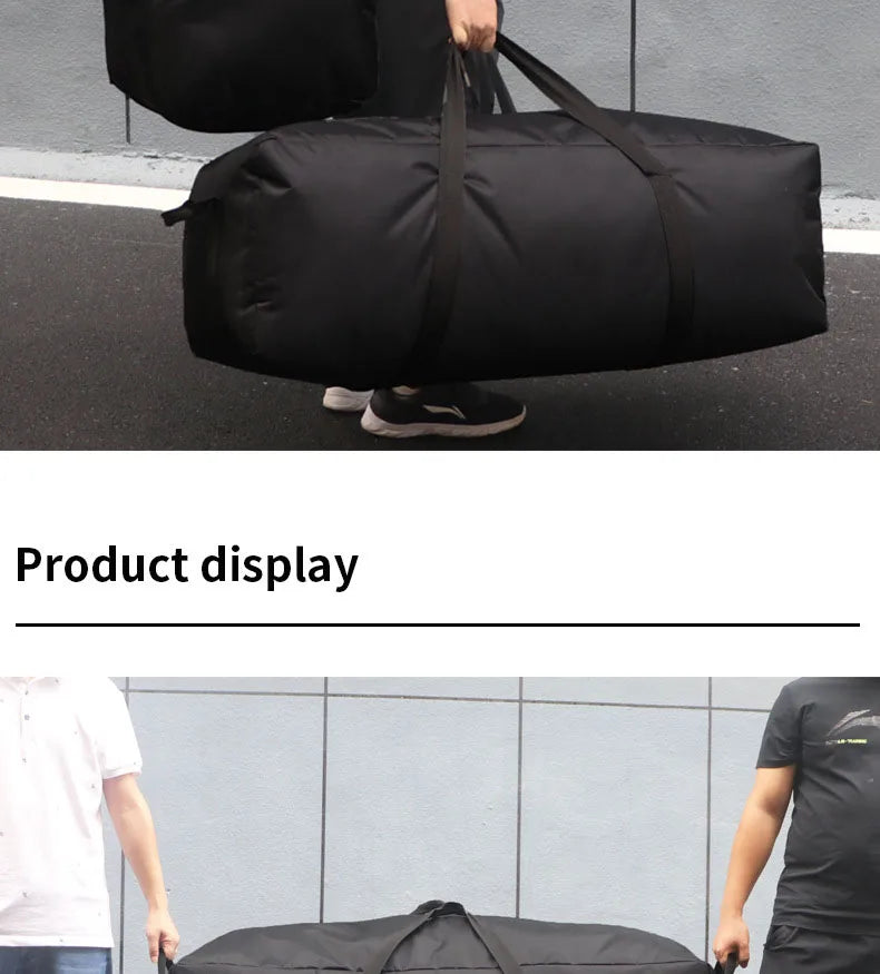 Super Large Capacity Travel Bag Outdoor Camping Backpack Waterproof Handbag 1680D Oxford Cloth Luggage Bag 55L/100L/150L