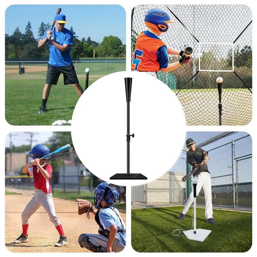 Portable Stand Base Tee Heavy Duty Baseball & Softball Batting Tees Stand Base Tee Softball Training Equipment Portable Batting