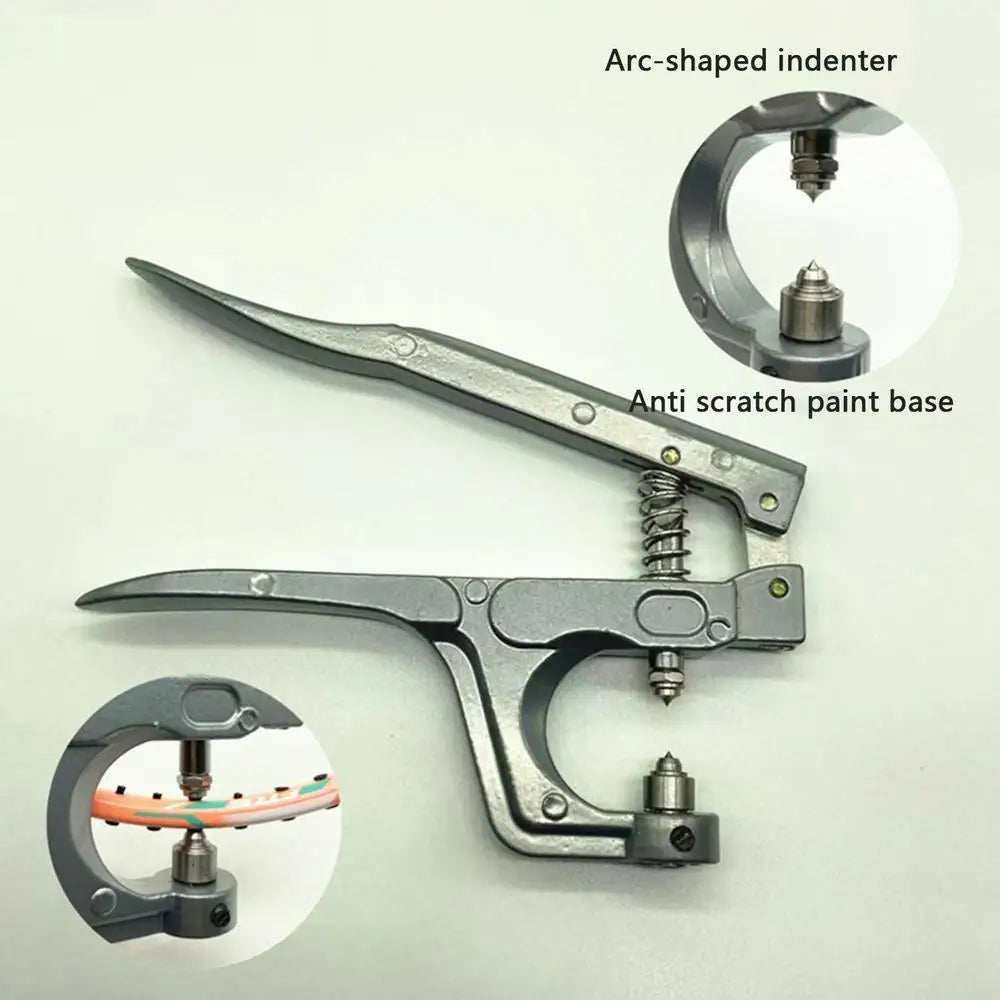 Handheld Badminton Machine Stringing Plier Portable Grommet Eyelet Plier Crimping Plier Badminton Racket Cold Press Plier repair