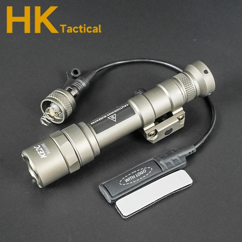 SF M300C M600C M600 Airsoft Flashlight Tactical Torch Rifle Hunting Weapon Scout Light PEQ15 Red Dot Indicator Fit 20mm Rail