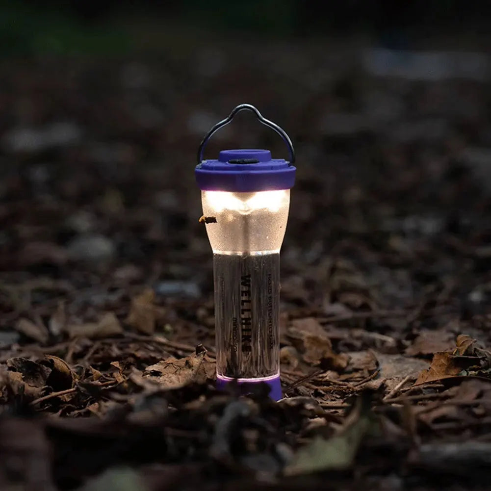 WELLHIKE LED Portable Tent Lamp with Magnetic Base Handheld Emergency Light USB Charging Flashlight for Outdoor Camp Hike Gadget