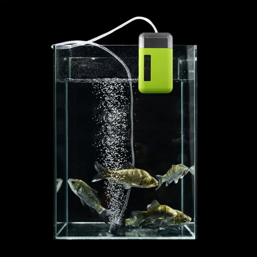 Fishing Intelligent Oxygen Pump Fish Tank Oxygen Pump Inductive Water Outflow Silent Air Pump With Lights Auto Pumping Oxygen