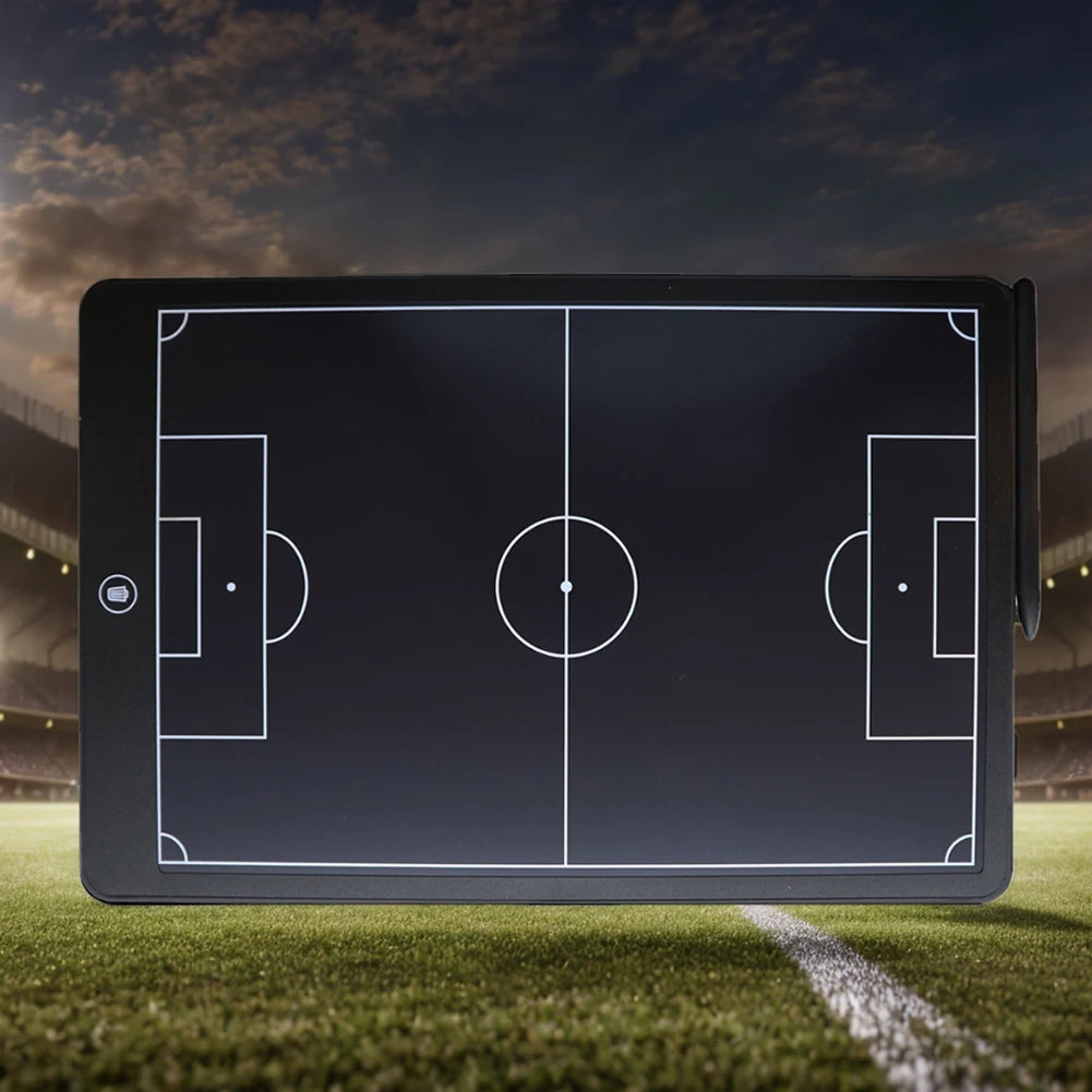 16 Inch LCD Electronic Football Tactical Board with Pen Soccer Coaching Board for Football Coach Marker Training Writing Tablet