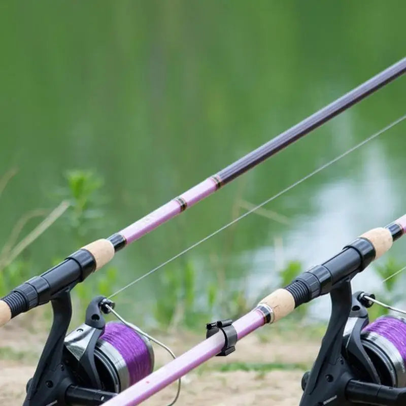 1Pc Nylon Portable Fishing Rod Clips Fishing Club Positioning Clamps Holder Wall Mounted Organizer Billiards Pole Rack 17mm/24mm