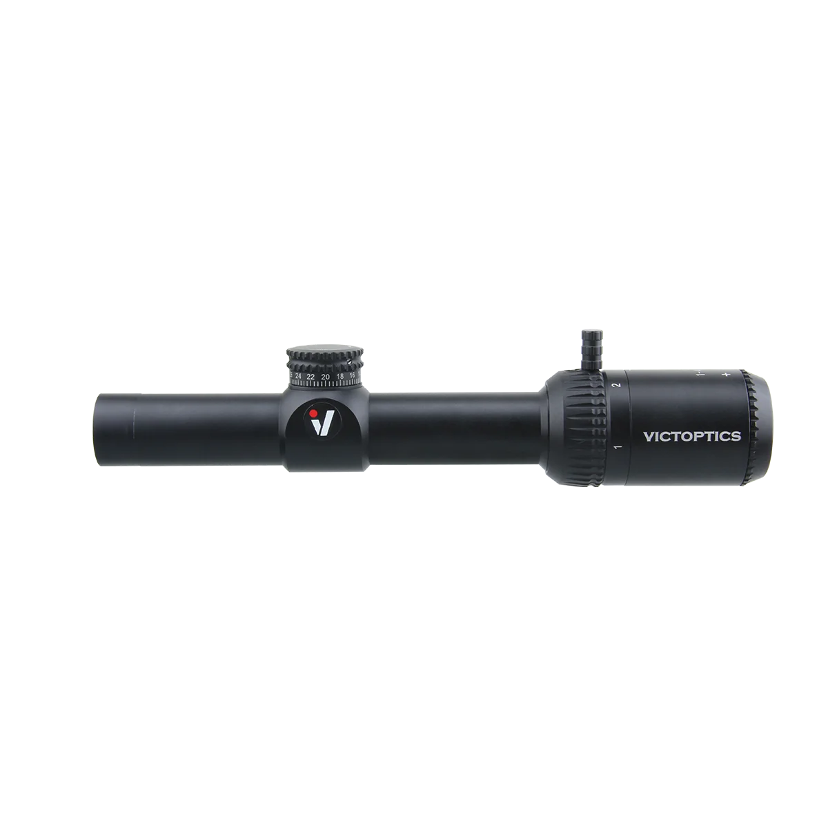 VictOptics 1-4x20 SFP Riflescope | Mil & Ranging Reticle | Fully Multi Coated | 25.4MM 1" Tube | Power Ring Throw Lever