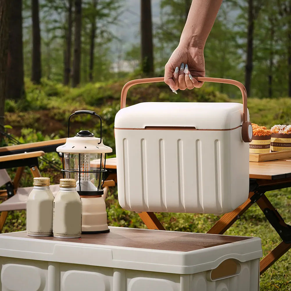 5/6L Portable Outdoor Incubator Large Capacity Food Storage Box Cooler Ice Bottle Cooler Mini Fridge Camping Refrigerator