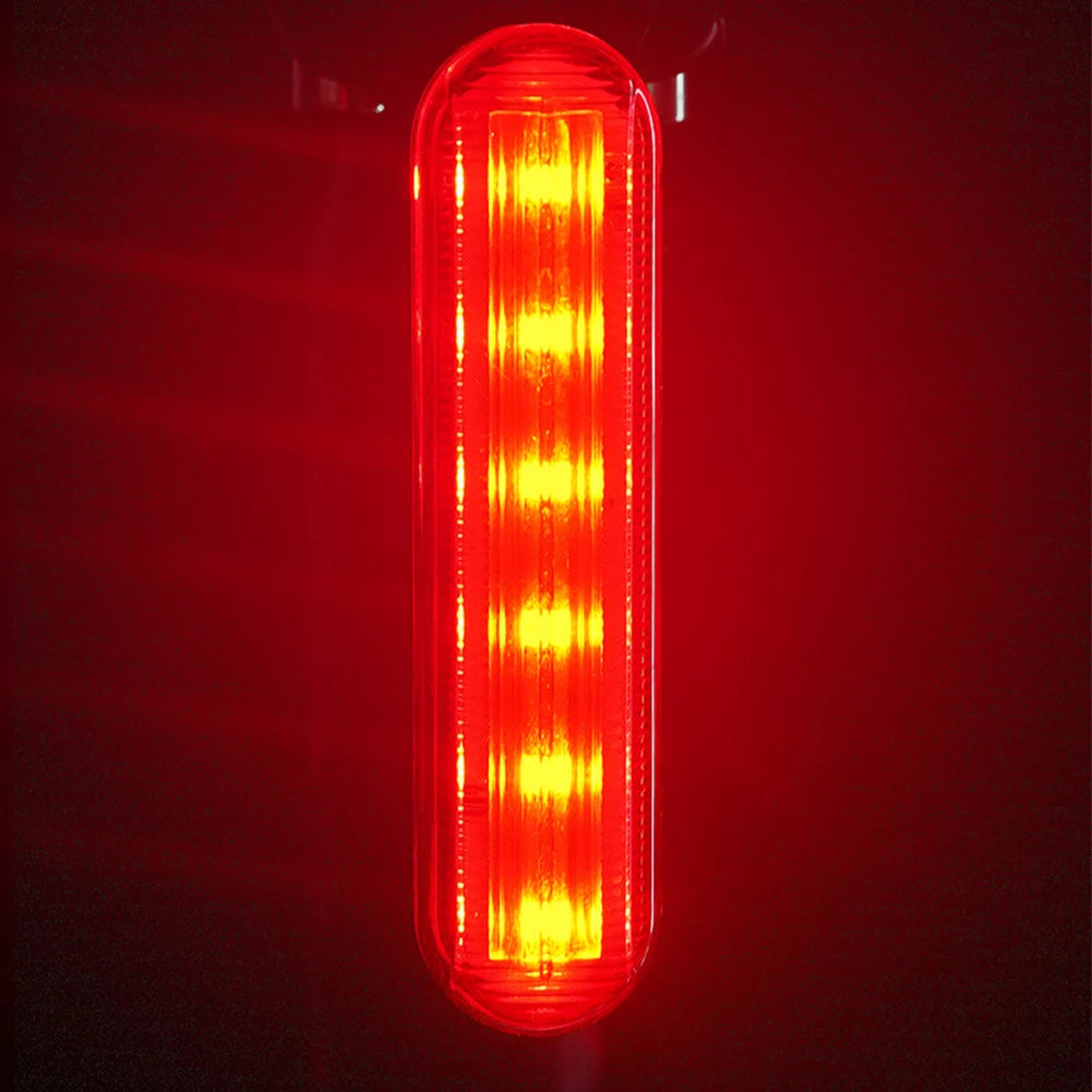 High Brightness Bike Rear Lamp USB Charging Bike Rear Night Light Brake Sensing Cycling Safety Warning Light for Bike Seat Post