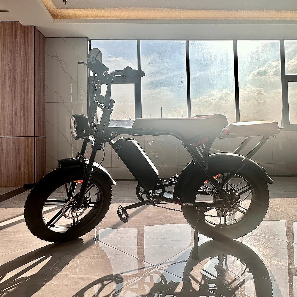 HX V8 1000W Adults Electric Bike Bicycle 48V 20AH 20 Inch Fat Tire electric bikes ebike Mountain Oil Brake 1000W Ebikes