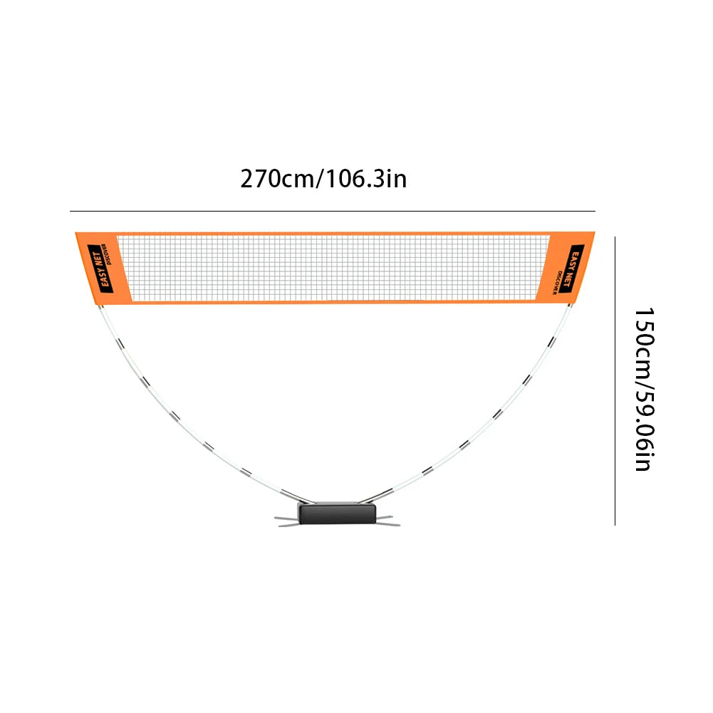 Professional Badminton Net Volleyball Tennis Training Square Net Height Adjustable Volleyball Net for Court Backyard Beach