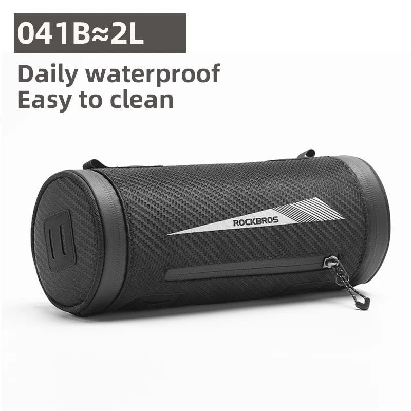 ROCKBROS Bike Front Bag Cycling Waterproof Large Capacity Handlebar Bag Portable MTB Road Bike Pannier Multi-purpose Leisure Bag