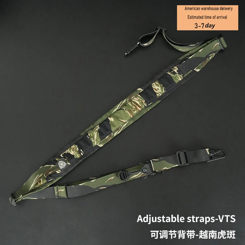 Tactical QD Quick Release Sling Shoulder Strap Weapon Gun 2 Points Connect Adjustable Rifle Strap Outdoor Camping Accessories