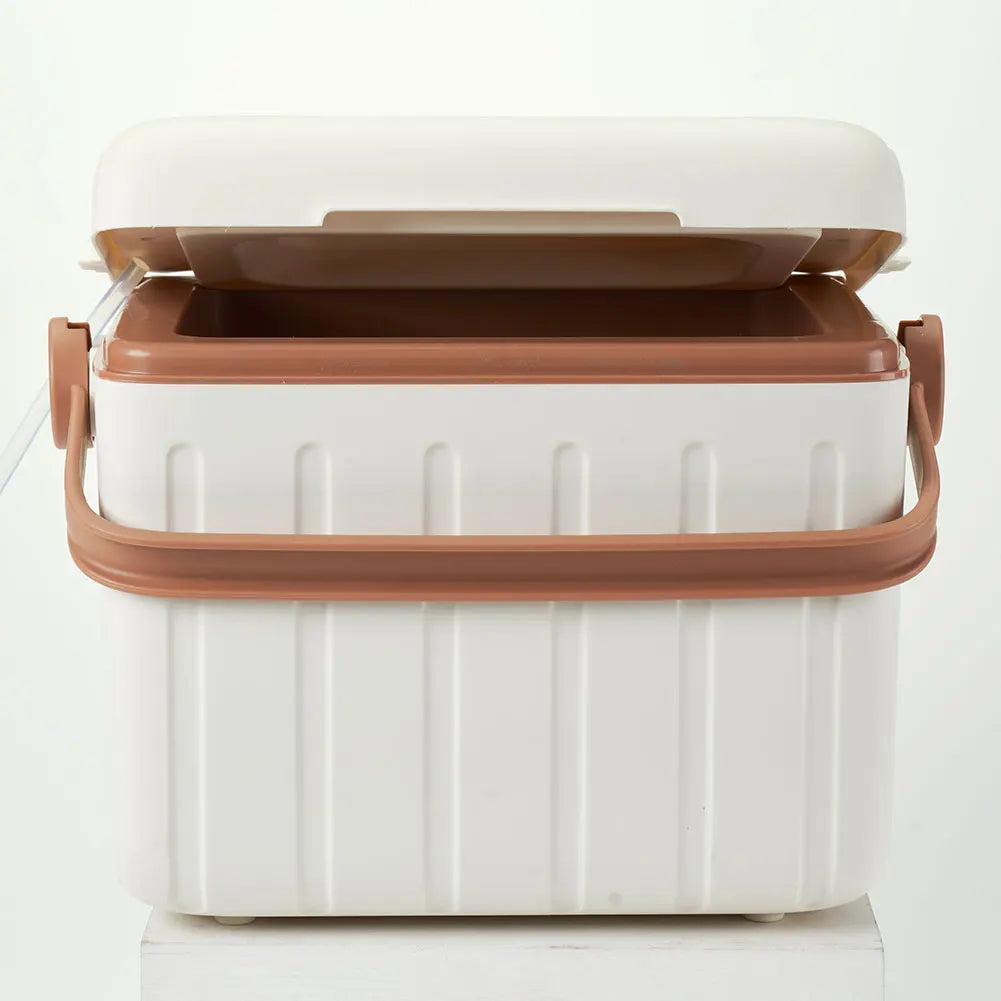 5/6L Portable Outdoor Incubator Large Capacity Food Storage Box Cooler Ice Bottle Cooler Mini Fridge Camping Refrigerator