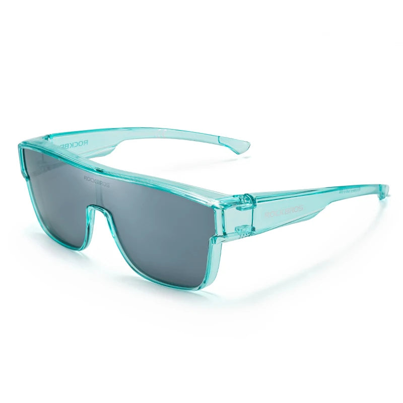 ROCKBROS Polarized Cycling Glasses Lightweight UV400 Sun Protection Myopia Dual Wear Sunglasses Men Women MTB Road Bike Glasses