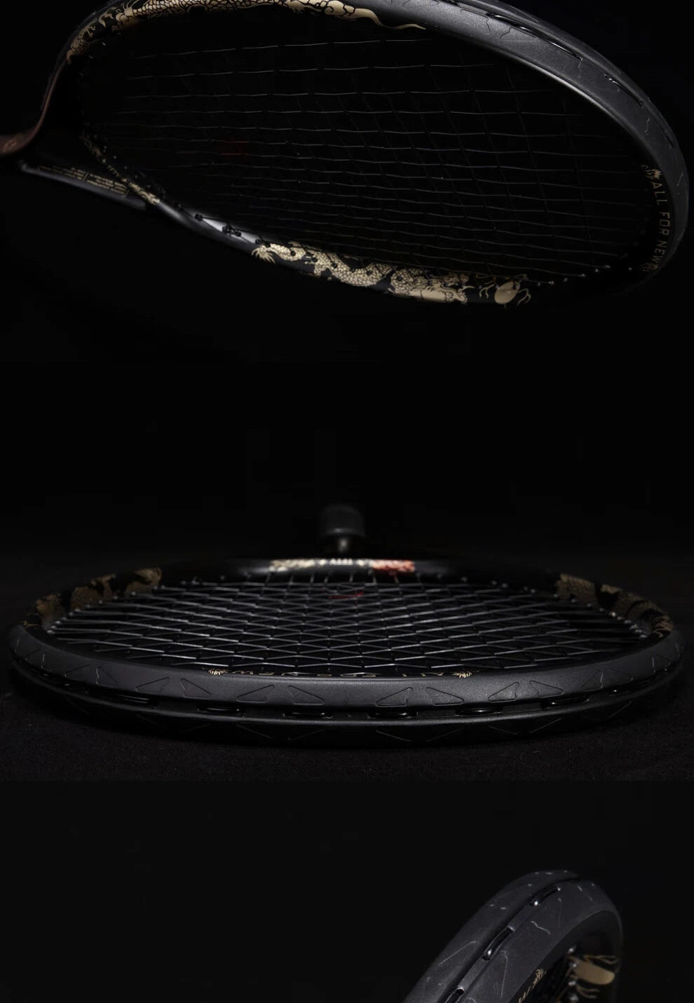 ALPSPORT JL 27-inch strong and durable 4 3/8-inch grip carbon fiber tennis racket suitable for students and teenagers