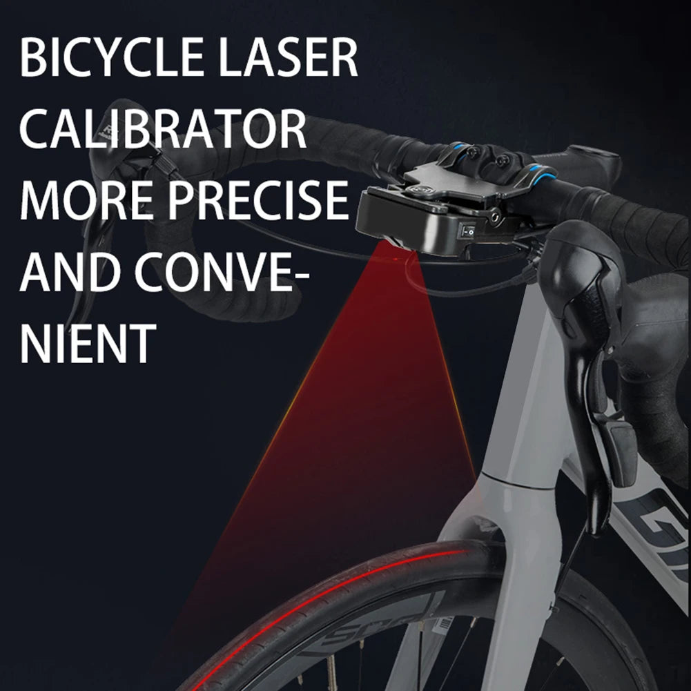 Bike Seat Calibrator Bike Tool Bicycle Handlebar Laser Aligner Seat Center Adjuster Measurement Tool Aligning Indicator Tool