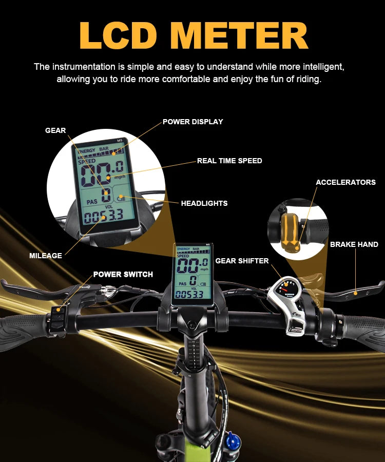 HedaTX PX6 adult E-bike 750W  ebike 48V 13Ah battery city ebike,26 inch Fat Tire E-Mountain bike