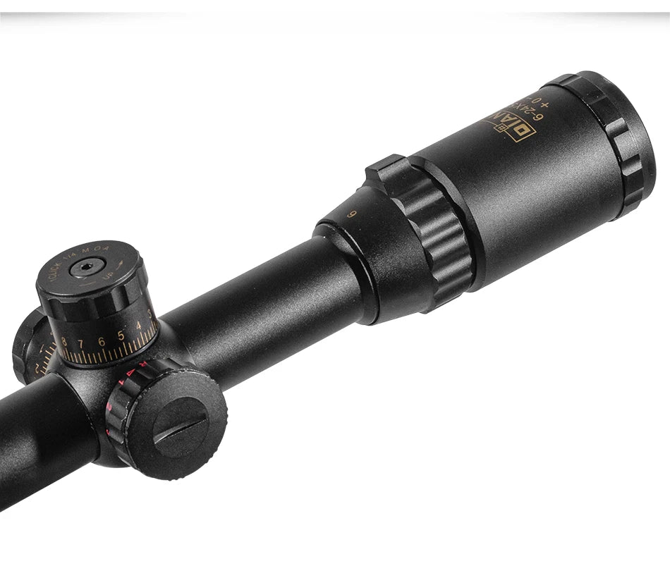 DIANA 6-24x50 Locking Tactical Rifle Scope Green and Red Cross with Light Sniper Gear Hunting Optical Scope Scope Aiming Rifle