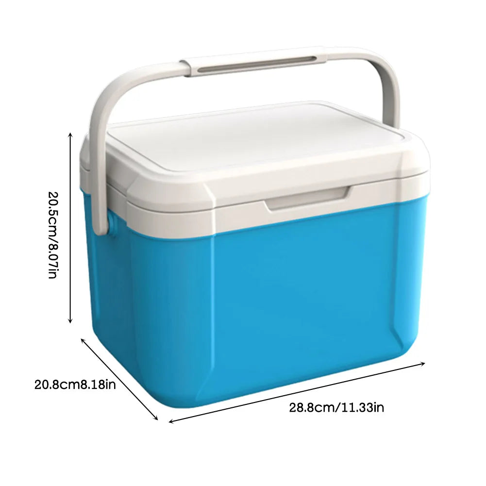 5/6L Portable Outdoor Incubator Large Capacity Food Storage Box Cooler Ice Bottle Cooler Mini Fridge Camping Refrigerator