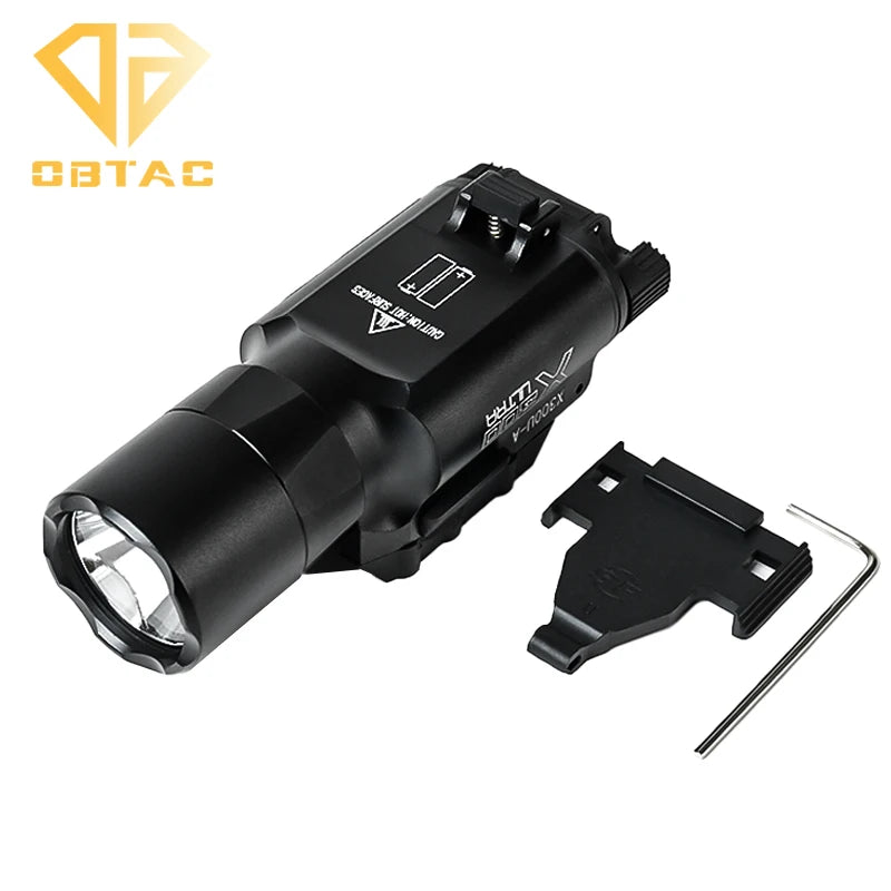 Tactical SF M300C M600C Metal Flashlight Strobe Scout Light X300 X300U Ultra Airsoft Hunting Weapon Scout Light Fit 20mm Rail
