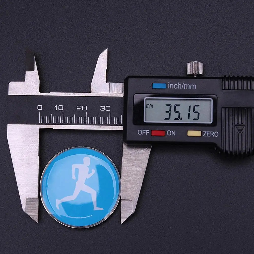 1pc Referee Side Toss Coin Double Face Sports Football Pattern Soccer Volleyball FlipCoin Souvenirs Soccer Referee Coin