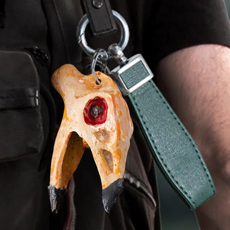 Aztec Outpost Whistles Unique Scary Prank Death Whistle Bone-Chilling Sounding Skull Shape Whistle Loud Ornament