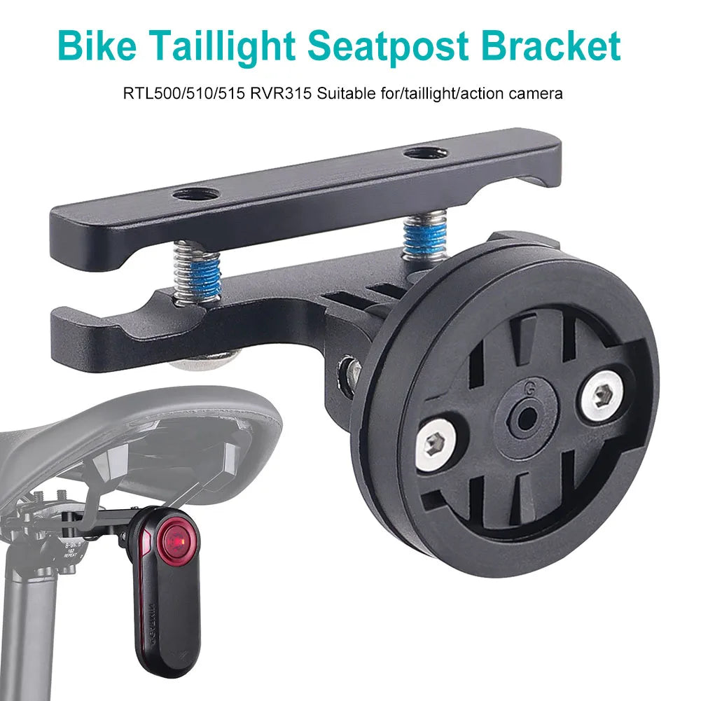 Bike Taillight Seatpost Bracket Adjustable Angle Bicycle Tail Light Saddle Support Aluminum Alloy for Garmin Varia radar
