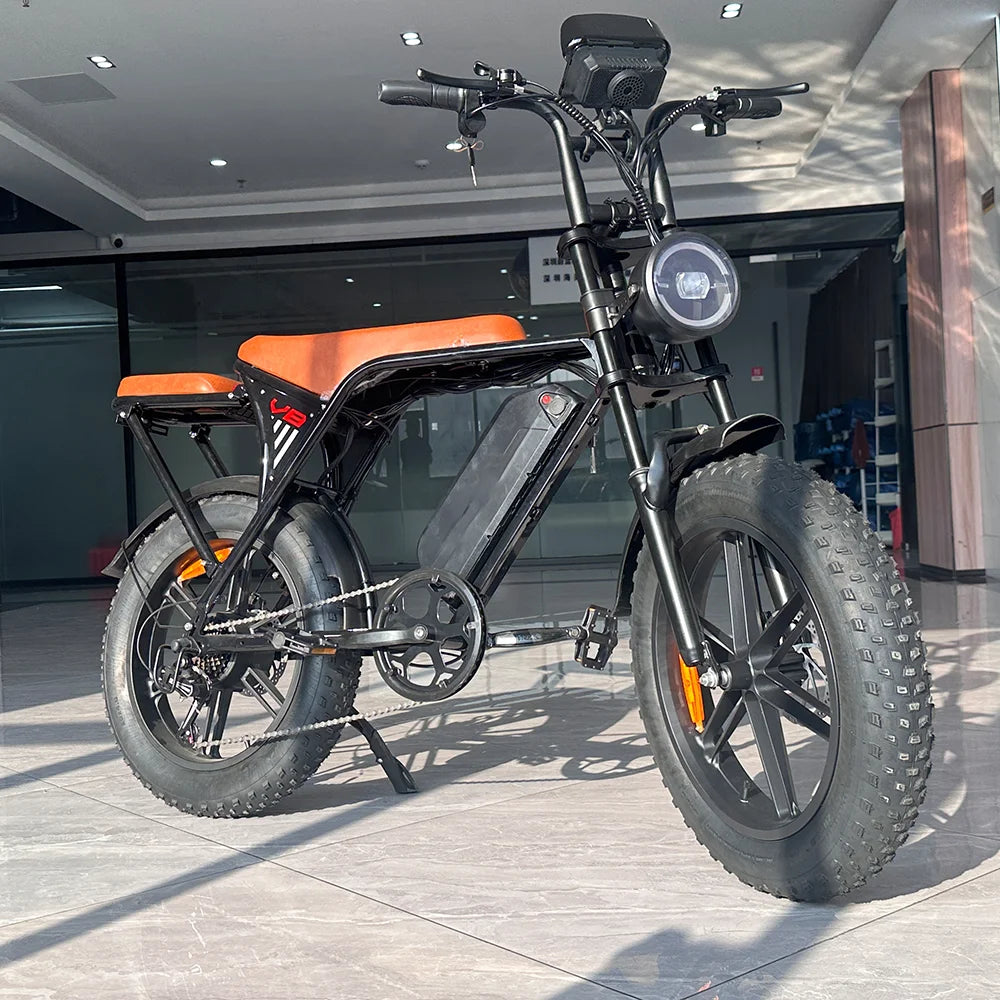 HX V8 1000W Adults Electric Bike Bicycle 48V 20AH 20 Inch Fat Tire electric bikes ebike Mountain Oil Brake 1000W Ebikes
