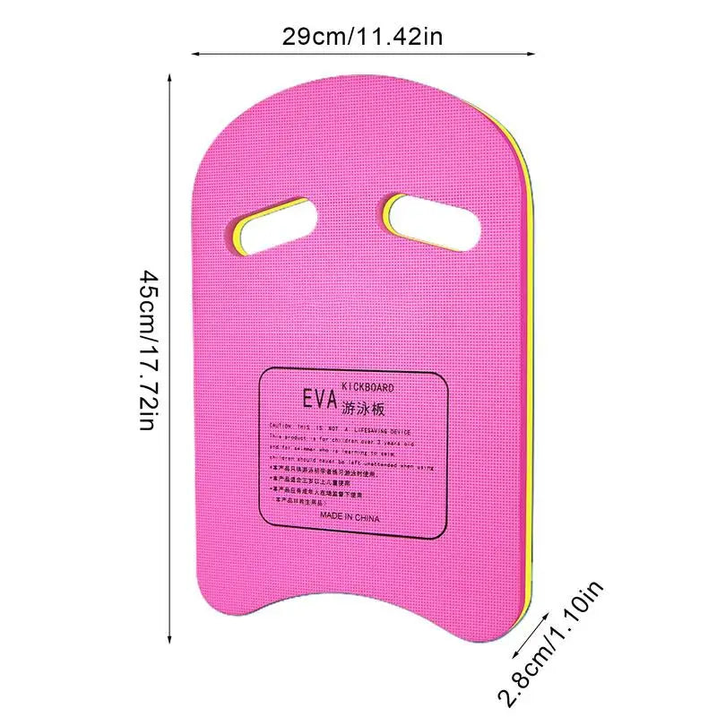 Kick Boards For Kids Thickened Large Swim Training Board Training Aid Pool Exercise Equipment Lightweight EVA Foam Swimming