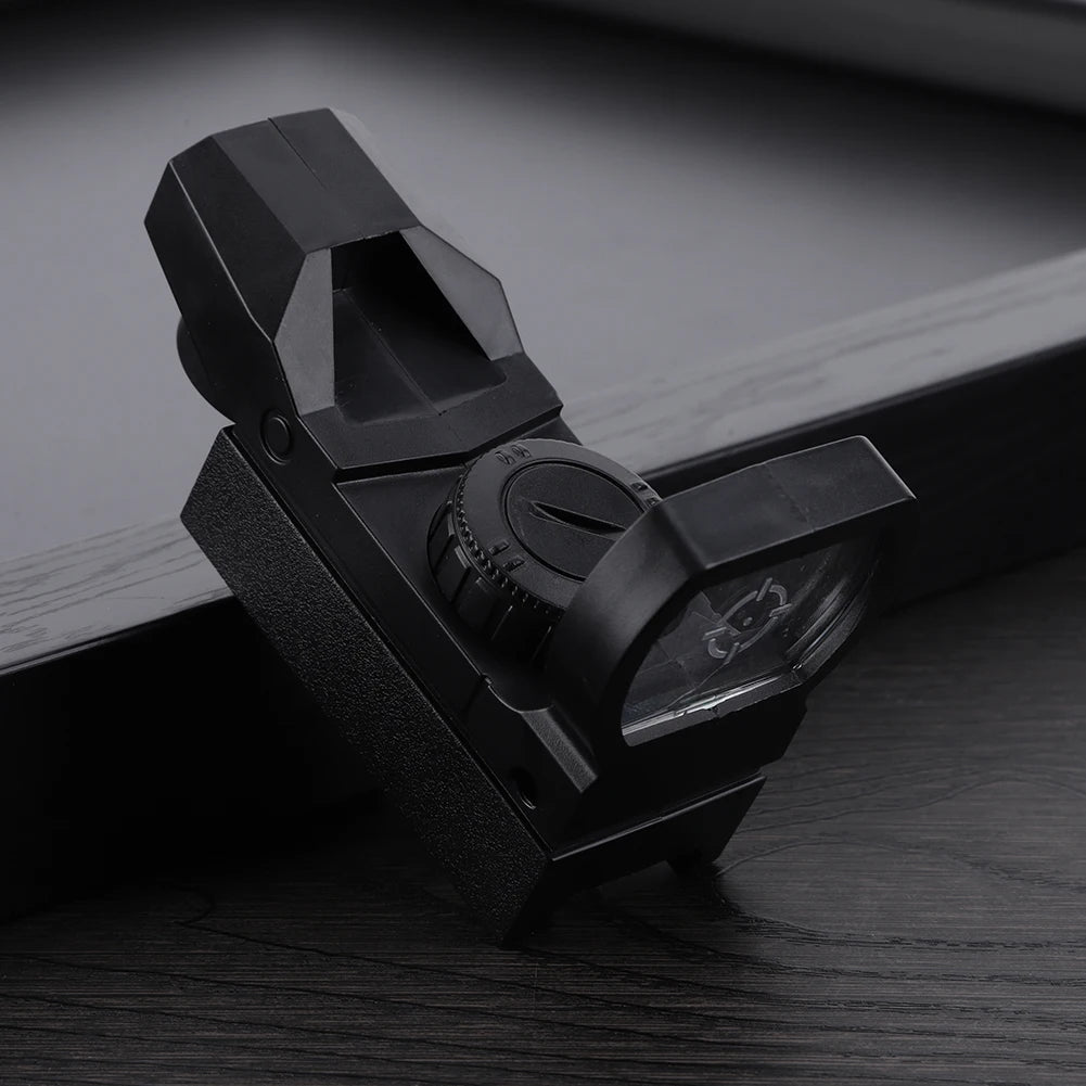 Holographic Rifle Scope ABS Green Dot Sight Scope Reflex Optics Sight Compact Sights for 20mm Rail Mount Toys