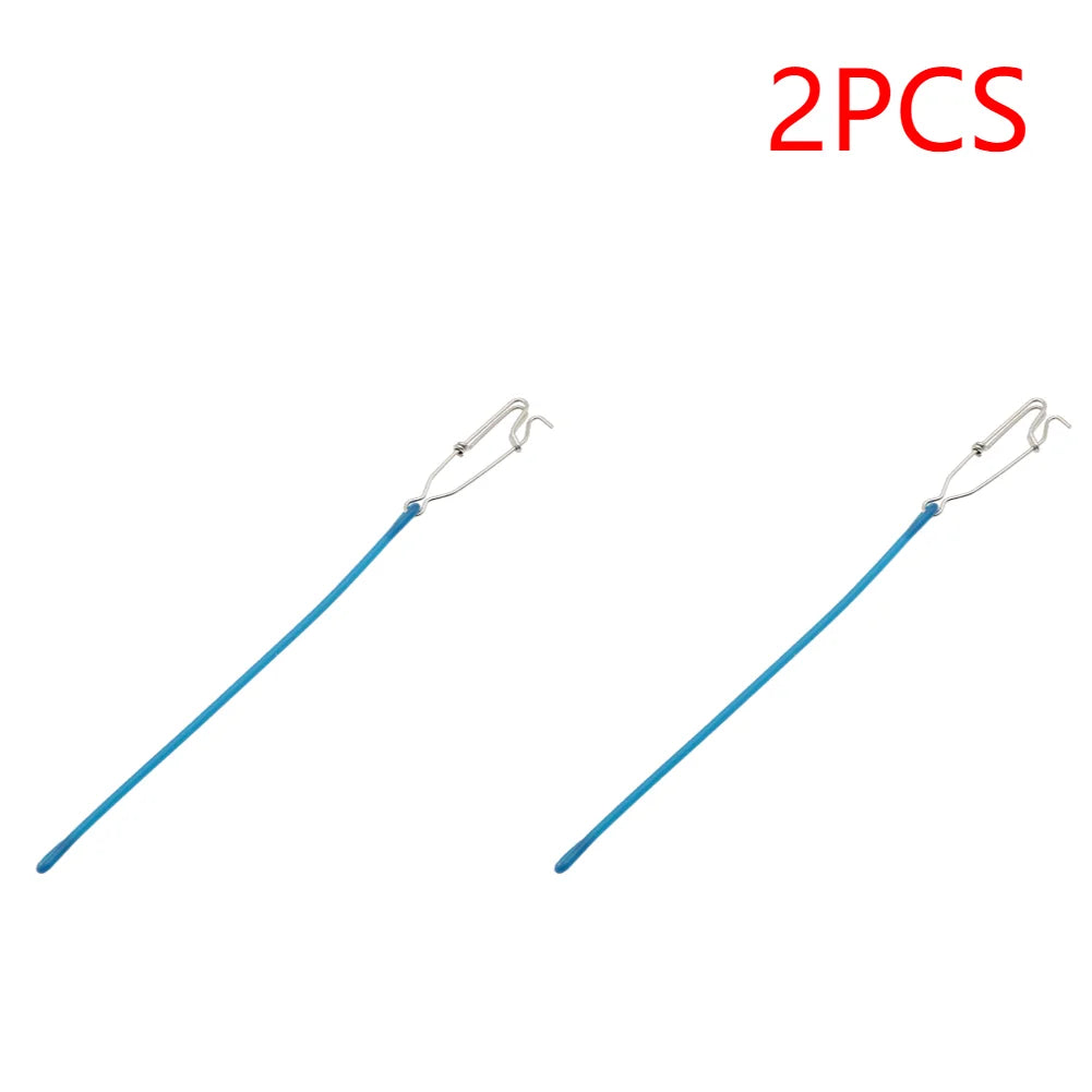 1-5pcs 28cm Fishing Trolling Pin Buffer Stainless Steel Shock Absorption Downriggers Weight Snubber Connector Sea Fishing Gear P