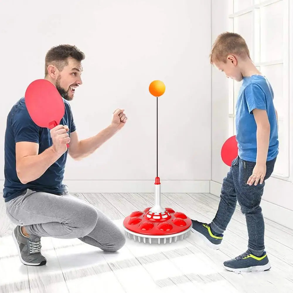 Table Tennis Training Device Ping-pong Balls Paddles Practice Trainer Tool Ping Pong Training Equipment With Elastic Soft Shaft