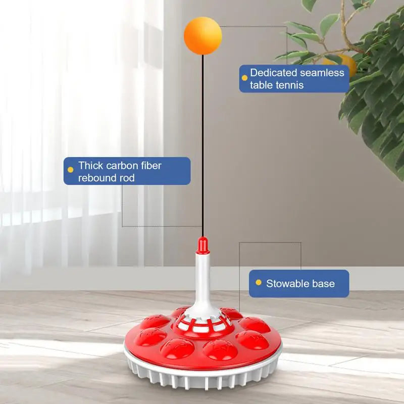 Table Tennis Training Device Ping-pong Balls Paddles Practice Trainer Tool Ping Pong Training Equipment With Elastic Soft Shaft