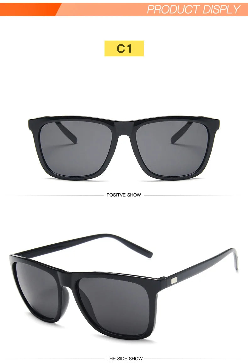 Men's Polarized Sunglasses Luxury Driving Sun Glasses For Men Classic Male Eyewear Sun Goggles Travel Fishing Sunglasses UV400