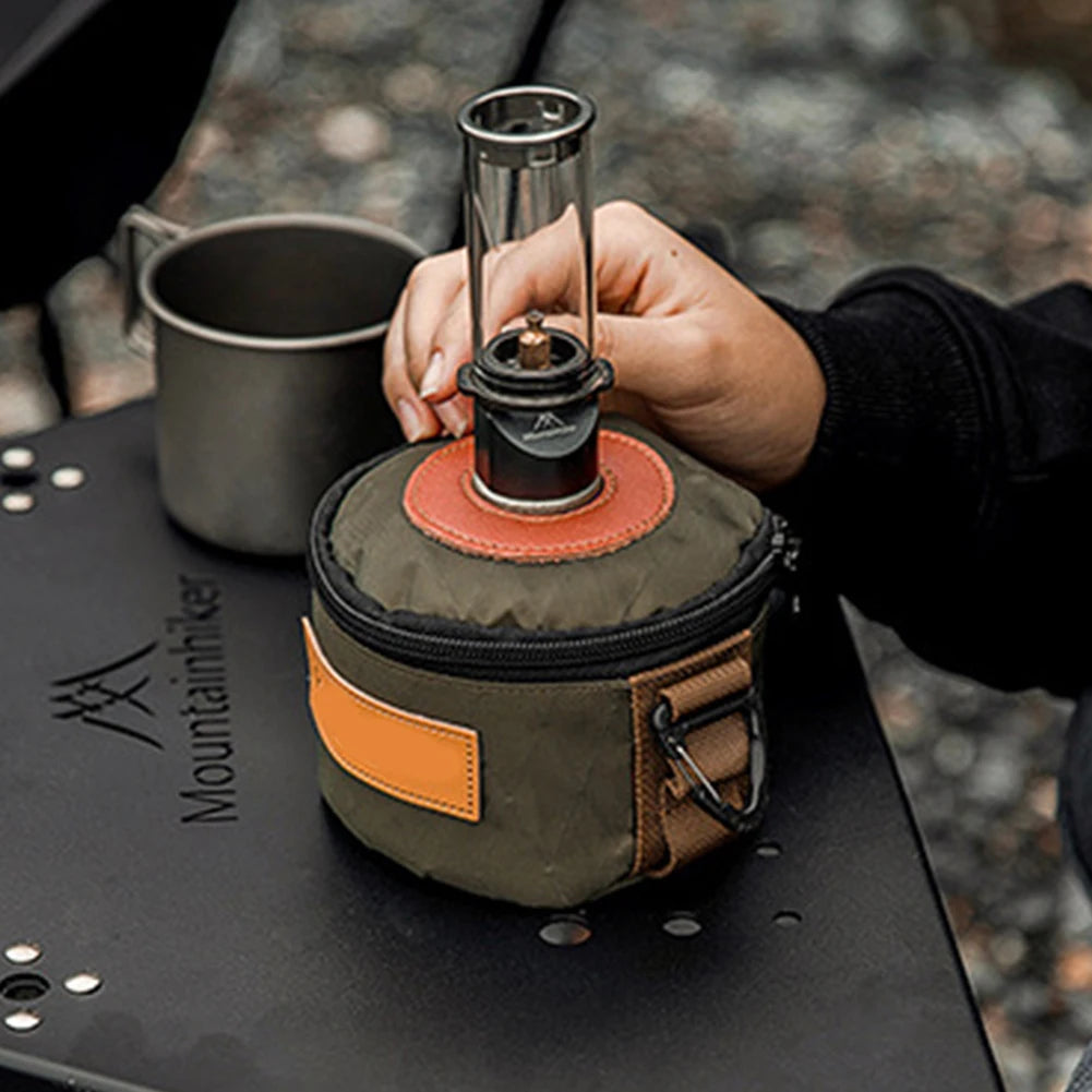 Candlelight Lamp Outdoor Use for Camping Fishing Picnic Tent Lighting Equipment Camping Lamp Windproof Gas Candle Light