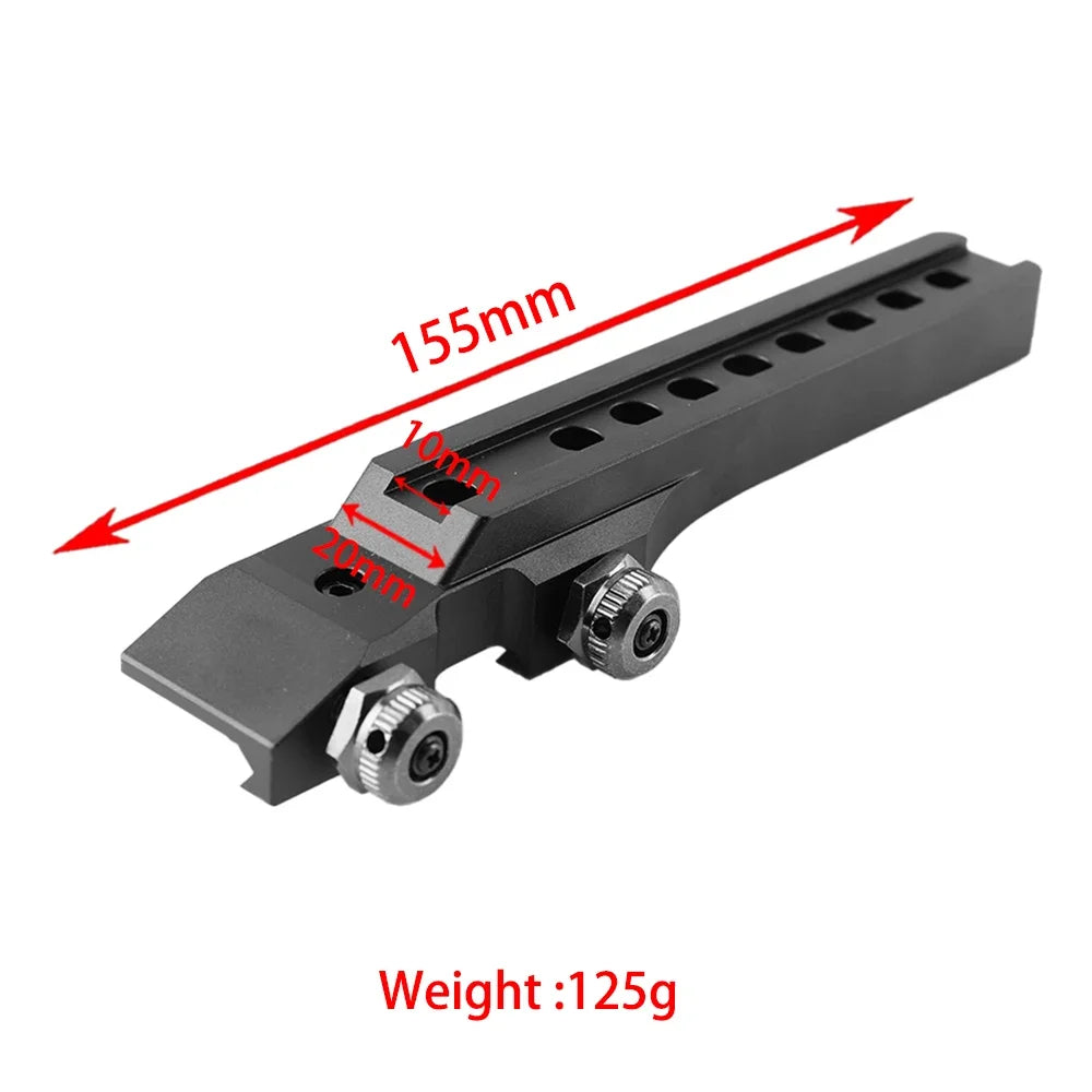 Henbaker CY789 Base Mount Bracket with 4 Screws CY789 Weaver Base Adapter 10mm to 21mm Dovetail for PARD NV007A NV007S