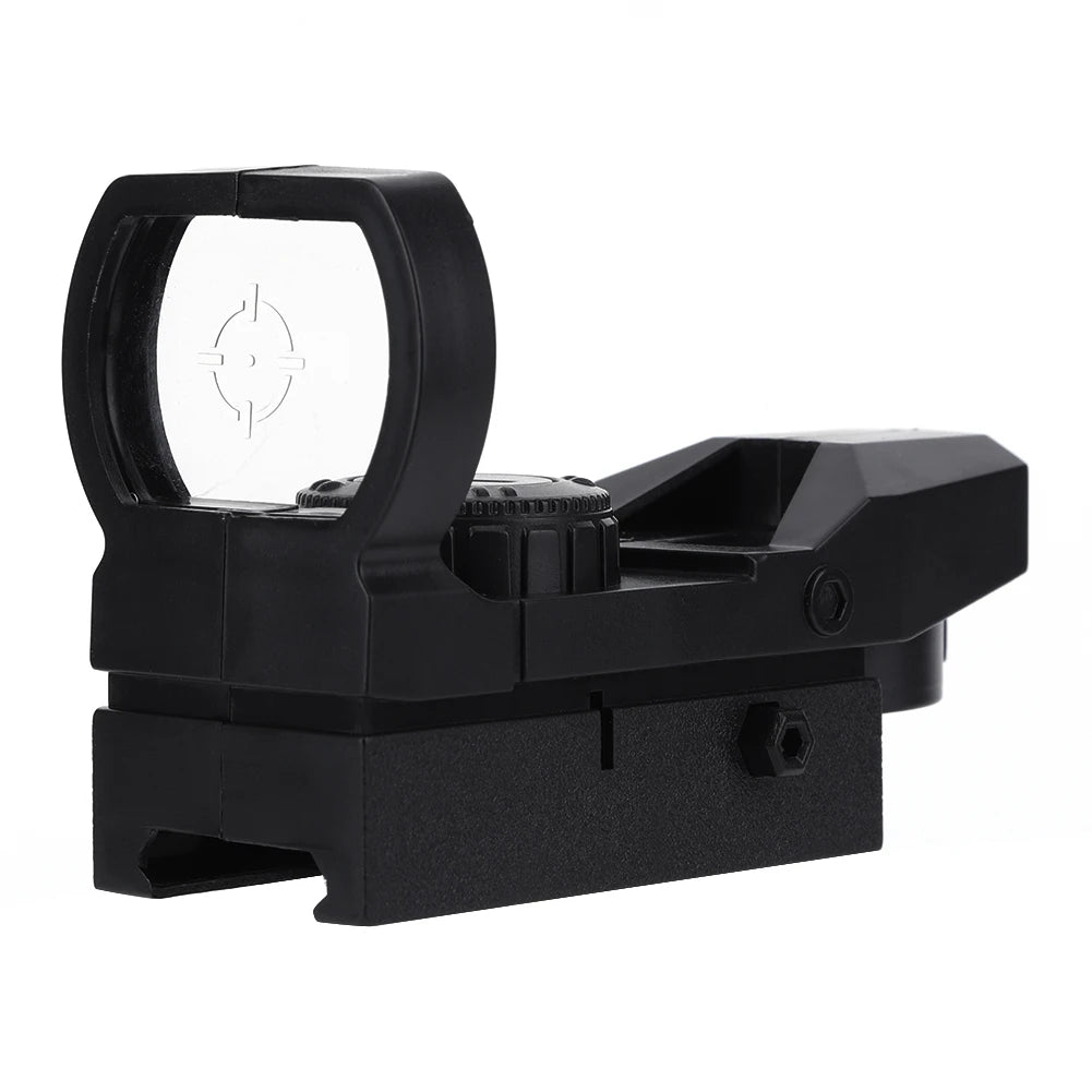 Holographic Rifle Scope ABS Green Dot Sight Scope Reflex Optics Sight Compact Sights for 20mm Rail Mount Toys