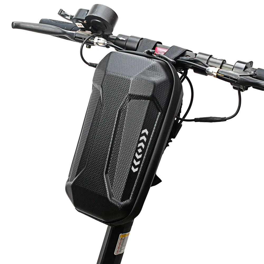 Electric Scooter Front Bag EVA Waterproof Electric Vehicle Bag Scooter Hard Shell Front Hanging Storage Pouch Scooter Accessory