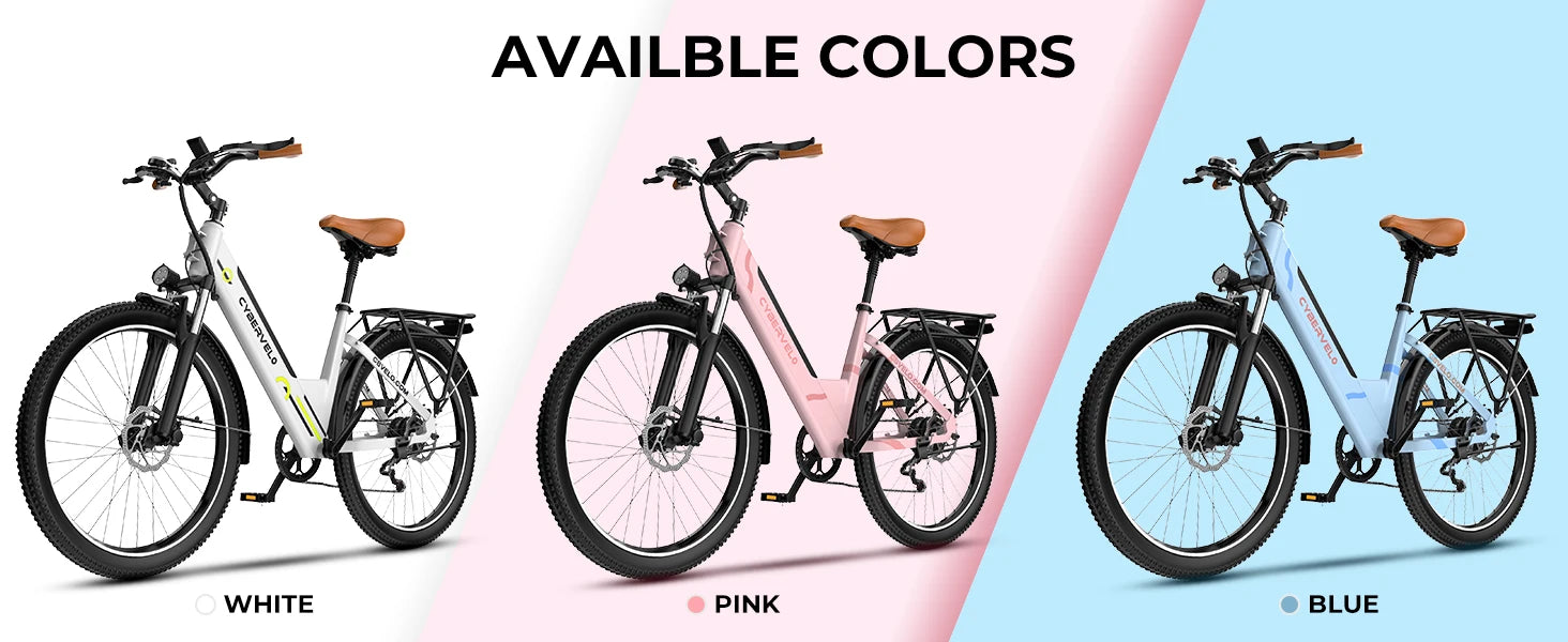 1000 Peak Electric Bike for Adults,up 80 Miles Removable Battery Ebike, 26