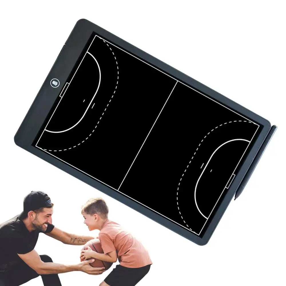 LCD Drawing Board Soccer Tactics Board Basketball Coaching Board 16 Inches Strategy LCD Writing Tablet Soccer Coaches Clipboard