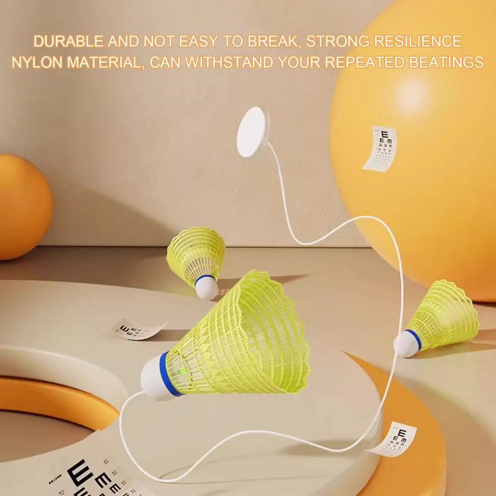 Automatic Rebound Badminton Trainer Badminton Single-Player Rebound Trainer Self Study Badminton Trainer Set Automatic