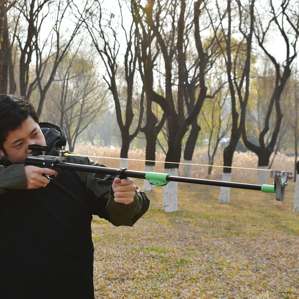 Extended Professional Large Slingshot Powerful Hunting Shooting Outdoor Equipment Telescopic Slingshot Shipped From US Warehouse