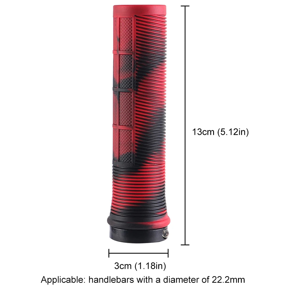 Bicycle Handle Bar Grips Shock Absorbing MTB Mountain Bike Handlebar Cover TPR Cycling Grips for 22.2mm Handlebar
