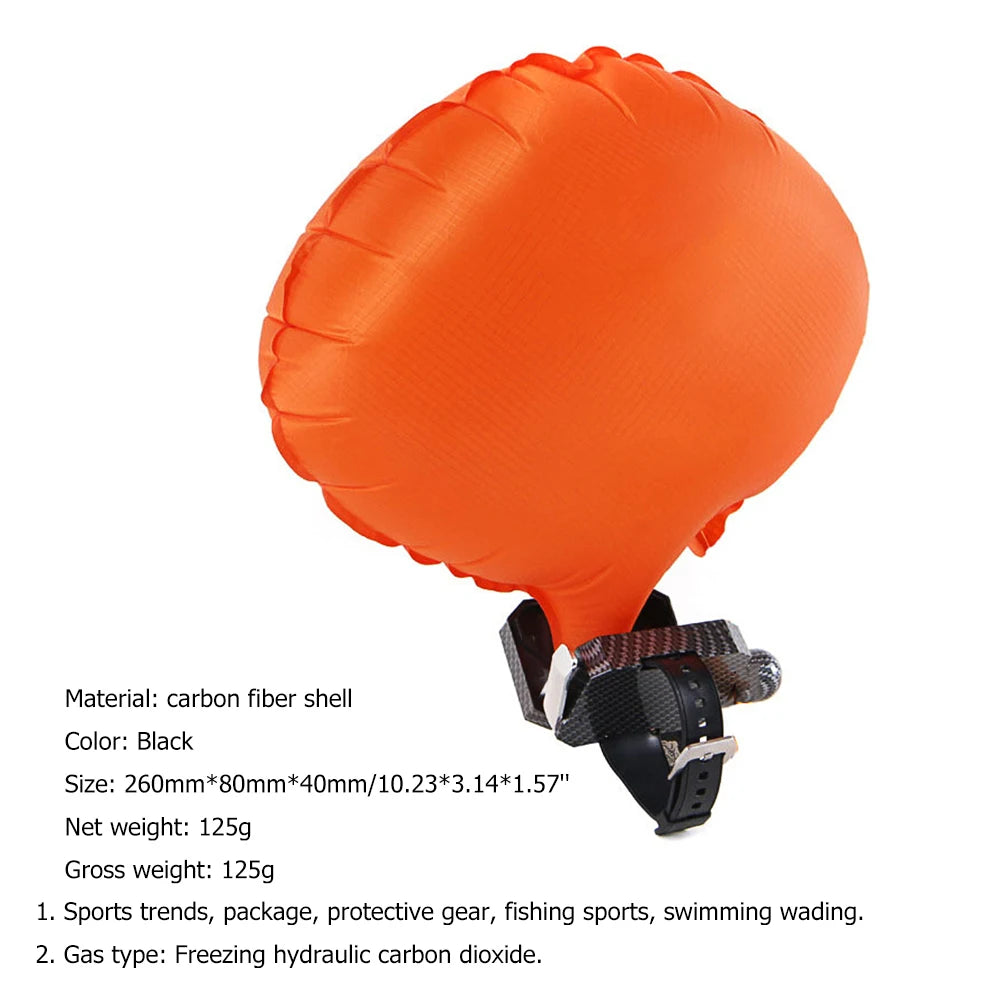 Anti Drowning Hand Ring Portable Diving Emergency Bracelet Lightweight Life Rescue Bracelet Fast Inflation for Swimming Diving