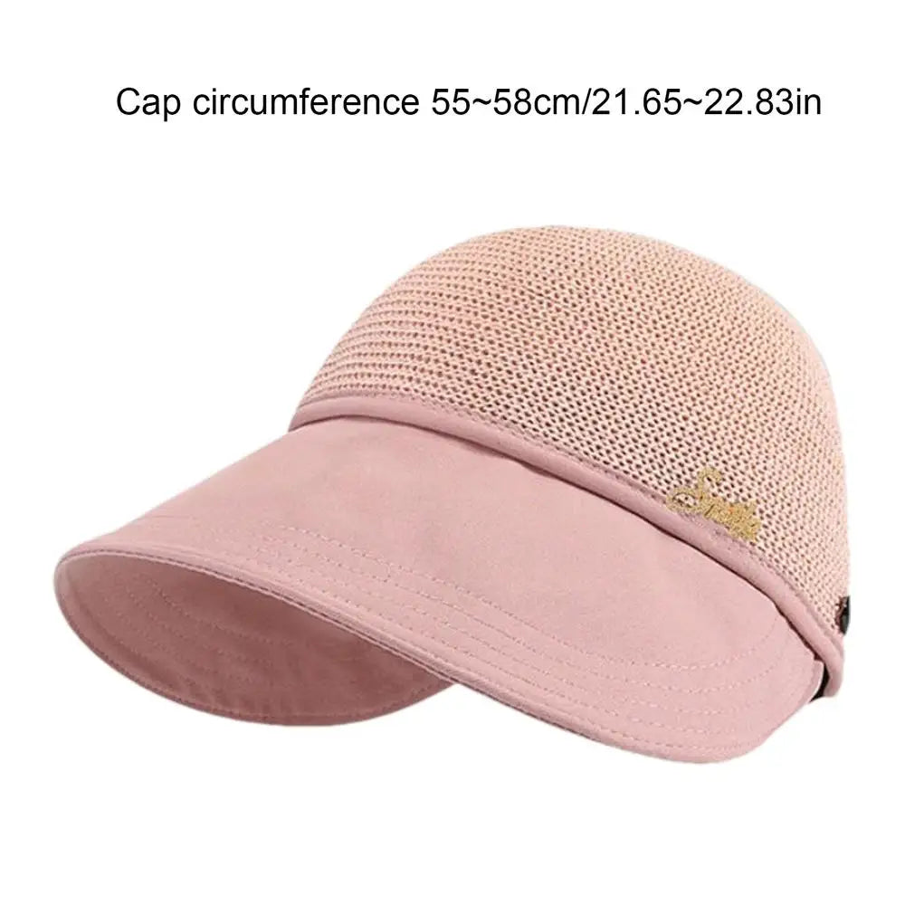 Sun Visor Hats For Women Sun Straw Hat With UV Protection Wide Brim Enlarged Rounded Edge For Women Girlfriend