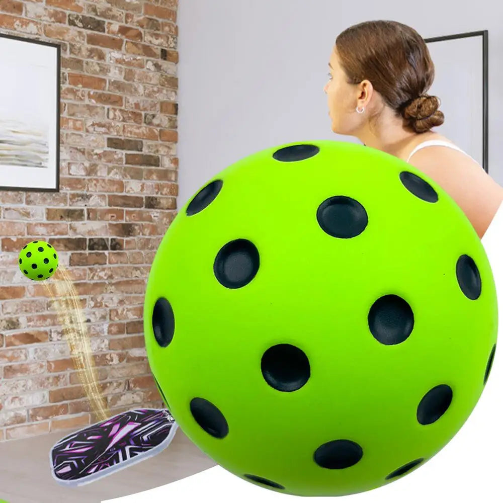 Pickleball Foam Balls PU Foam Indoor Pickleballs Consistent Bounce Practice Ball For kids Adults Pickleball Training