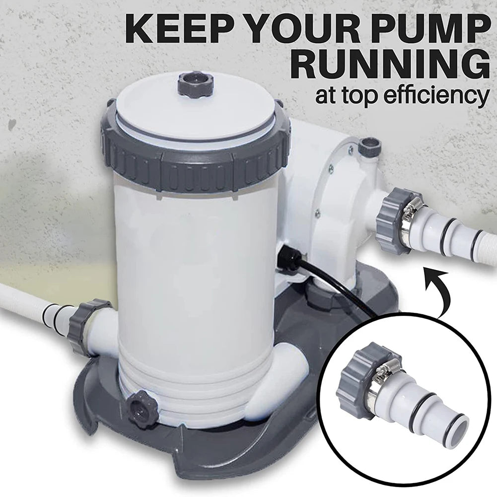 2-10PCS Hose Adapter Kit for Intex Fit ARU Threaded Connection Pumps Swimming Pool Parts